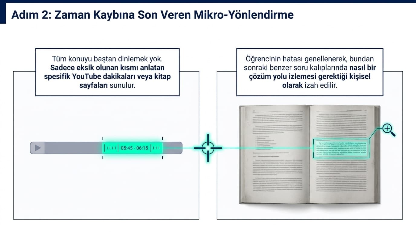 Adım 2: Zaman Kaybına Son Veren Mikro-Yönlendirme